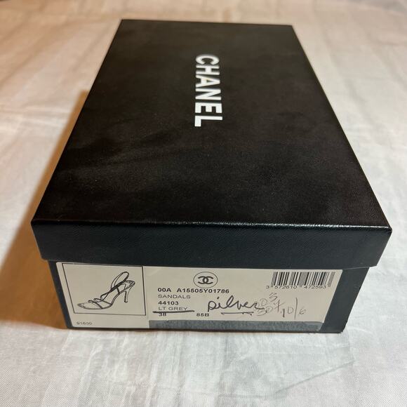 Chanel Crystal Sandals 38 - Picture 3 of 8